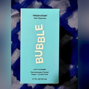 Bubble facial gel cleanser